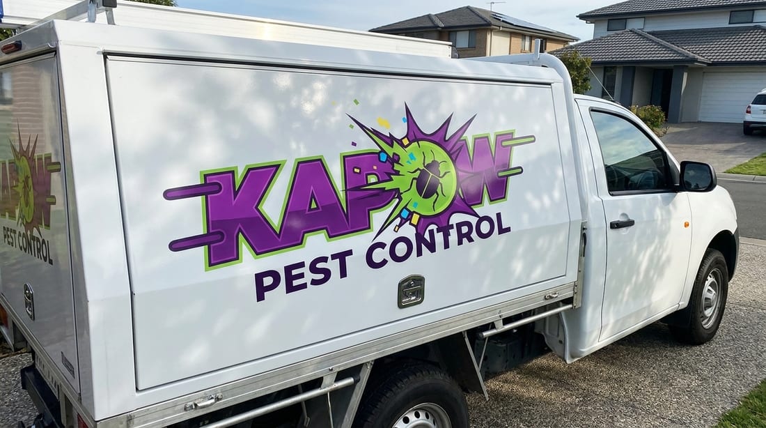 The Kapow Pest Control ute